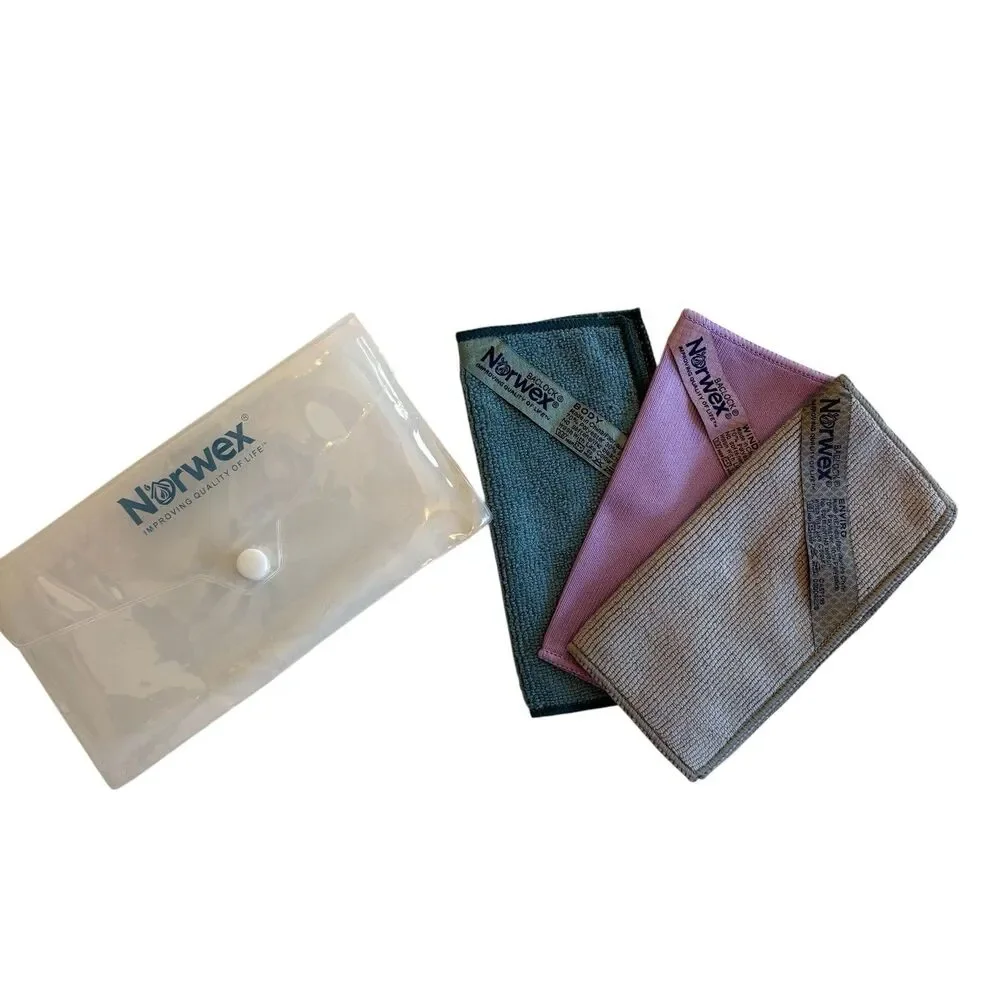 Norwex Eco Utensil & Straw Set + Body Cloth Set | NEW | Reusable Travel Bundle